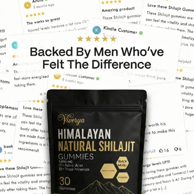 VIVERYA™ Pure Shilajit Gummies – Now 6-in-1 Support